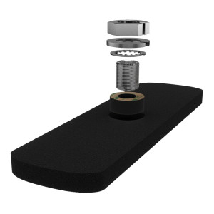 Panorama SAB-346 Ribbed Uneven Panel Adapter for Megalodon Series Antennas